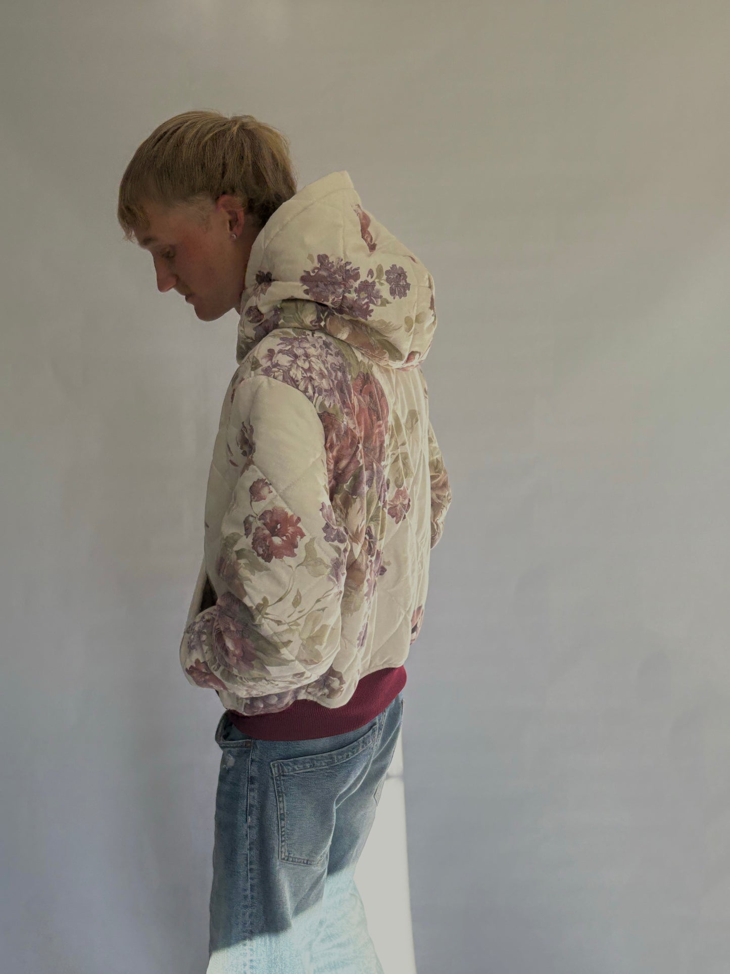 Floral Quilted Jumper