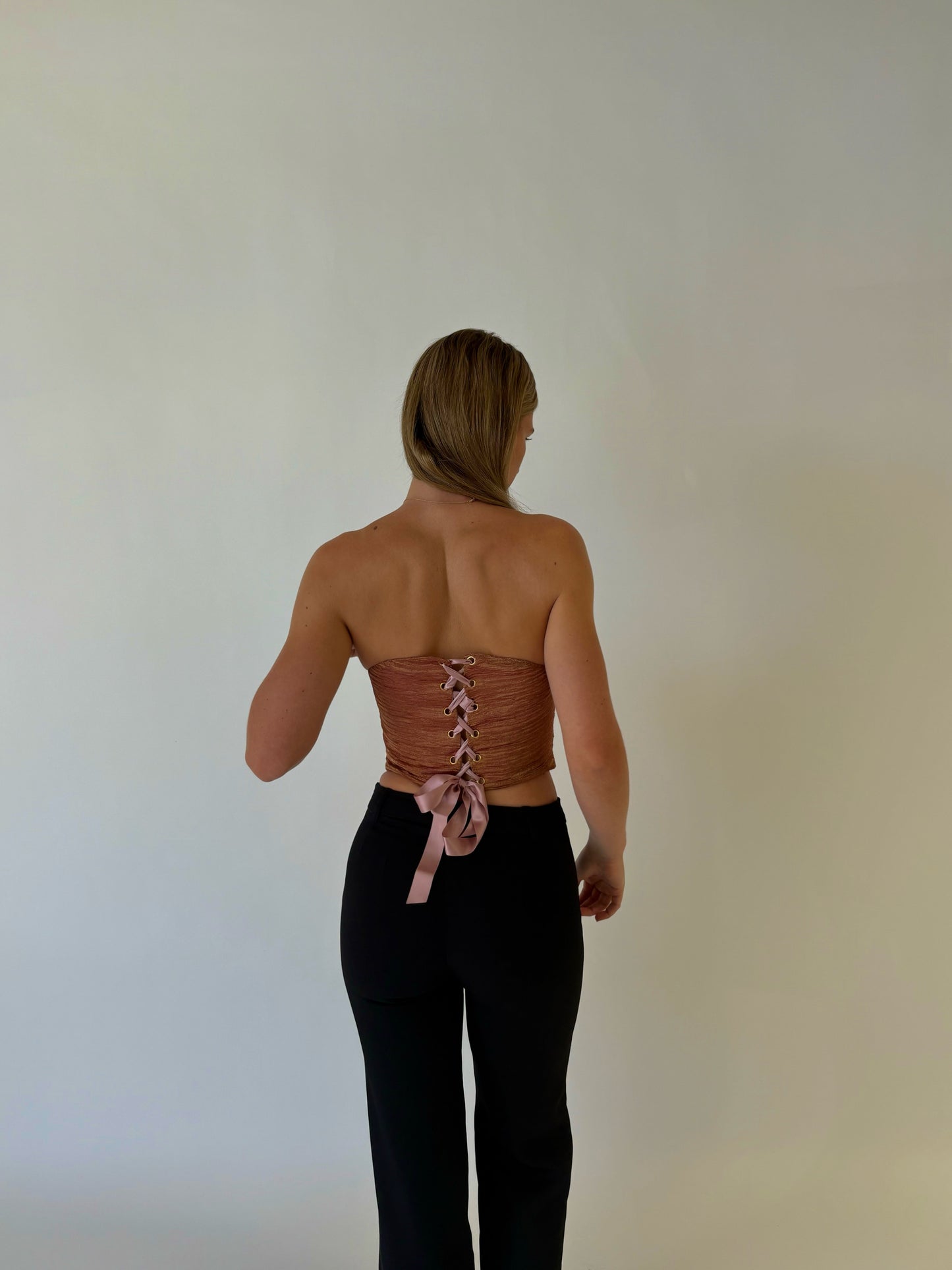 Embroidered Corset Top